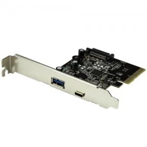 Image of Dual Port USB 3.1 Card 10Gbps USB C A