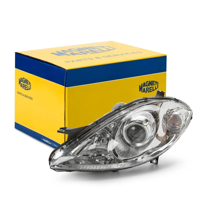 Image of MAGNETI MARELLI 710301197211 Headlights H7/H7, Left, without motor for headlamp levelling, Halogen Headlight (259)