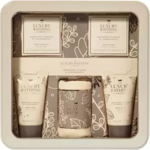 image of Grace Cole Luxury Bathing Bergamot Ginger & Lemongrass Gift Set (For All Types Of Skin)