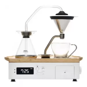 Image of Coffee & tea alarm clock Joy Resolve "The Barisieur" (White)