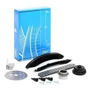 Image of SKF Timing Chain Kit OPEL,RENAULT,NISSAN VKML 86000 1302800Q0A,1302800Q0E,1302800Q1E 130C12127R,4449126,4452569,93198575,93198847,130C11053R,4449126