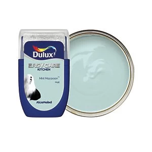 Image of Dulux Easycare Kitchen Mint Macaroon Matt Emulsion Paint 30ml