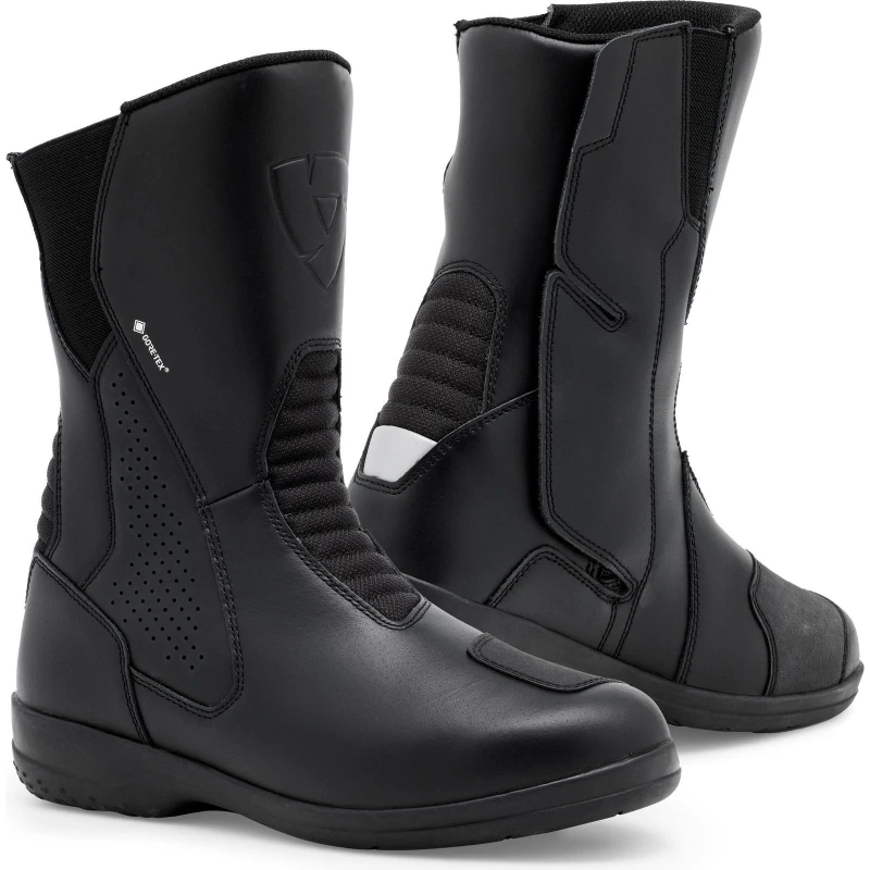 Image of Rev It Arena Gore-Tex Ladies Leather Motorcycle Boots 36 Black (UK 4) Black