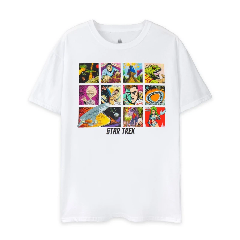 Image of Star Trek Short Sleeved T-Shirt White