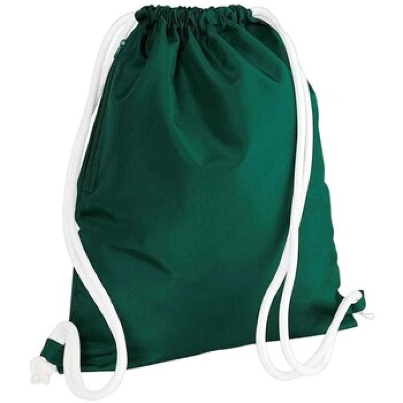 Image of Bagbase Icon Drawstring Bag in Bottle Green Bottle Green Unisex