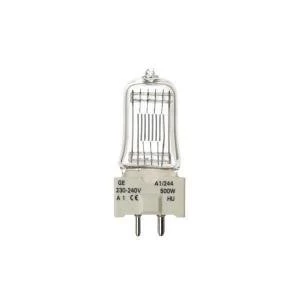 Image of GE Lighting 500W Tubular Dimmable Stage or Studio Bulb C Energy Rating
