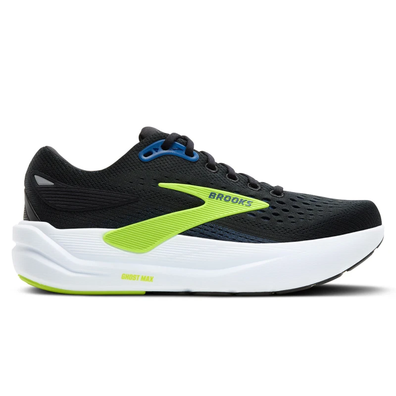 Image of Brooks Brooks Ghost Max 3 Mens Black/Navy/Acid Lime - Black / Standard / 6