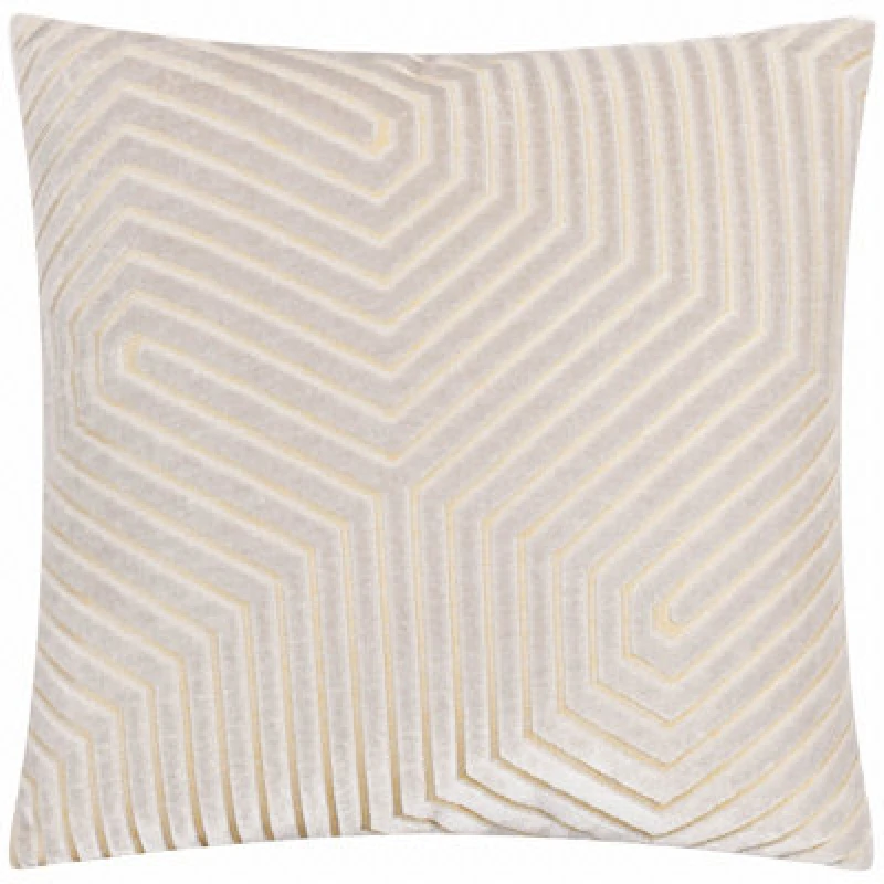 Image of Paoletti Paoletti Evoke Cut Velvet Cushion in Off White Size: 45cm x 45cm Off White 45cm x 45cm Unisex 5025532355119