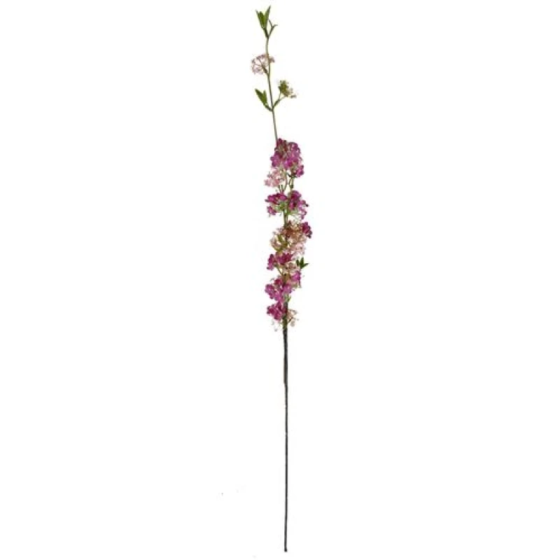 Image of Leaf Pack of 6 x 100cm Pink Blossom Spray Stem
