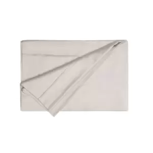 Image of Belledorm Pima Cotton 450 Thread Count Flat Sheet (Double) (Oyster)
