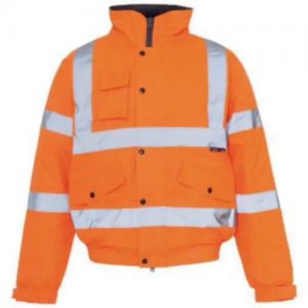 Image of ESE Direct Hi-Vis Orange Bomber Jacket - Size Medium 404643 Hi Vis Clothing