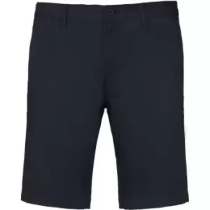 image of Kariban Mens Chino Bermuda Shorts (3XL) (Dark Navy)