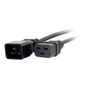 Image of C2G 3m 16AWG 250V 16 Amp Power Ext IEC 60320 C20-IEC 60320 C19
