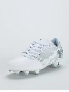 image of Urban Armor Gear Junior Spotlight Dl Firm Ground Football Boots White Size 1