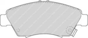 Image of Ferodo FDB776 Brake Pad Set Front Axle Premier Car