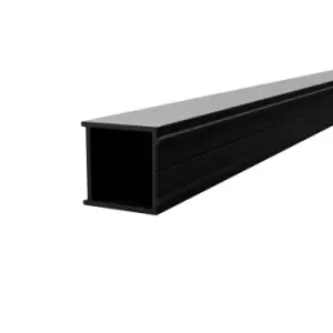 Image of Universal Extension Profile for Sliding Hinged and Pentagonal Door Matt Black