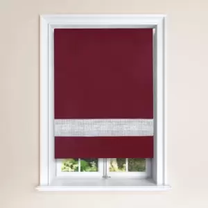 Image of Diamante Blackout Roller Blind Aubergine Purple