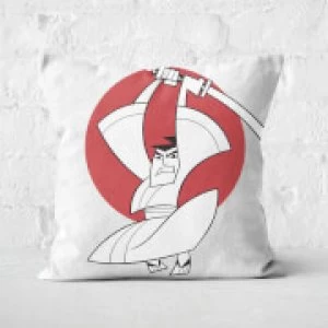Image of Samurai Jack Sunrise Square Cushion - 50x50cm - Soft Touch