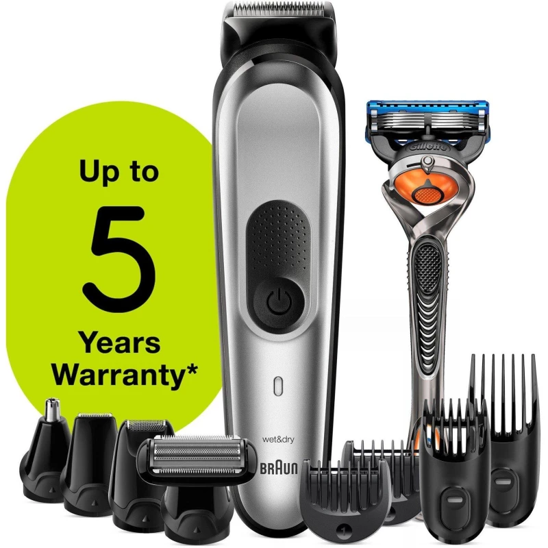Image of Braun 10 in 1 Multi Groom - Silver Silver One Size