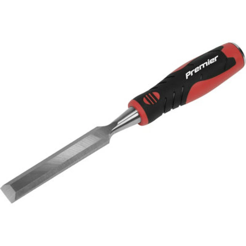 Image of Loops 19mm Hammer-Thru Wood Chisel - Bevel Edged Blade - Chrome Vanadium Steel Metallics