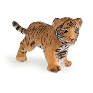 image of PAPO Wild Animal Kingdom Tiger Cub Toy Figure, Three Years or Above, Multi-colour (50021)