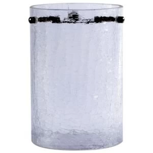 Image of Crackle Clear Frosted Cylinder Light shade D110mm