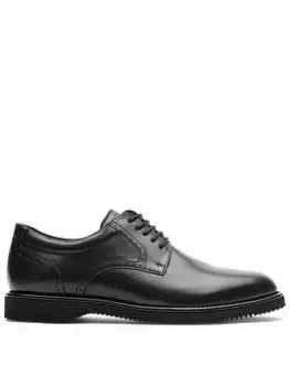 Image of Rockport Dsh Plain Toe Formal Shoe - Black, Size 7, Men