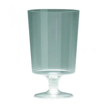 Image of Plastic Stem Wine Glasses Clear 200ml Pack of 10 510032