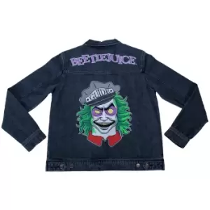 image of Cakeworthy Beetlejuice Denim Jacket - 2XL