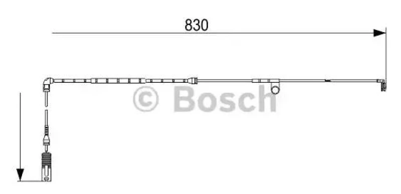 Image of Bosch 1 987 473 579 Brake Pad Wear Sensor Warning Contact,brake pad wear (407)