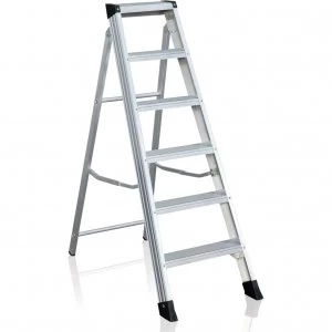 image of Zarges Trade Swingback Step Ladder 5