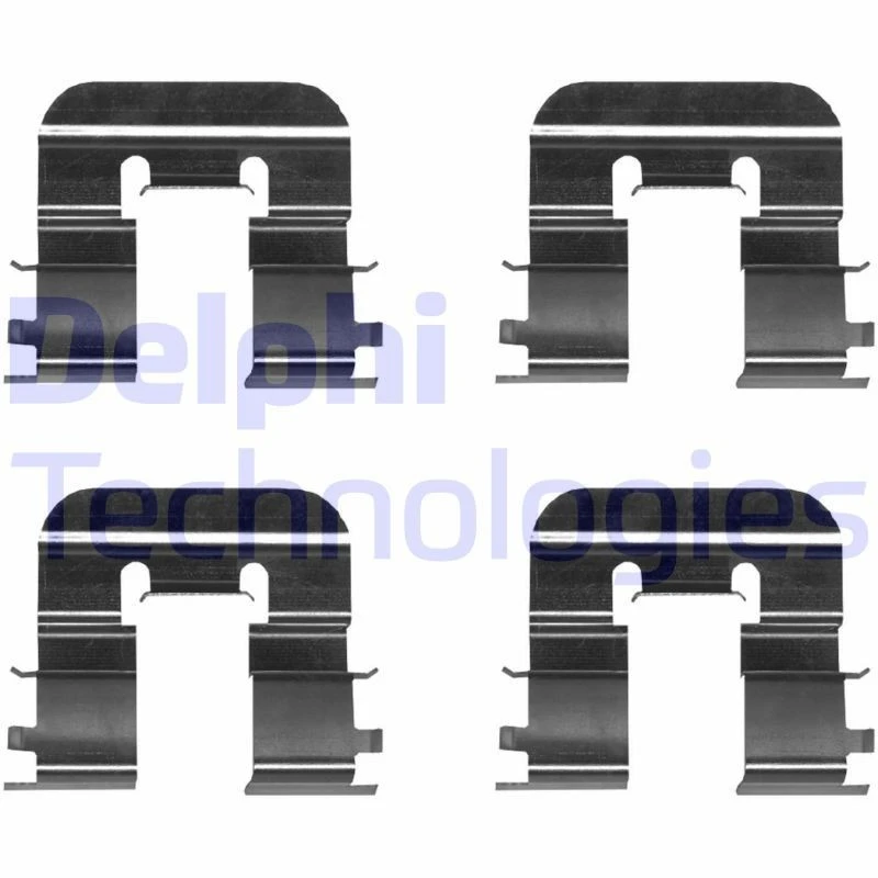 Image of DELPHI Brake pad fitting kit DELPHI LX0676