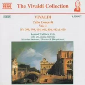 Image of Vivaldi Cello Concerti RV 398 399 404 406 410 412 & 419 by Antonio Vivaldi CD Album