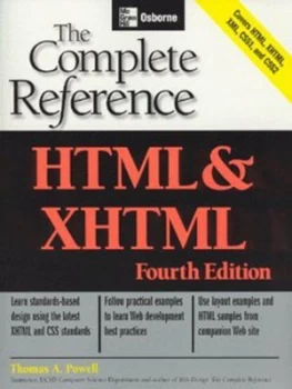 Image of Html and Xhtml by Thomas a Powell Paperback