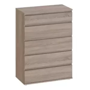 Nova Chest of 5 Drawers, Truffle