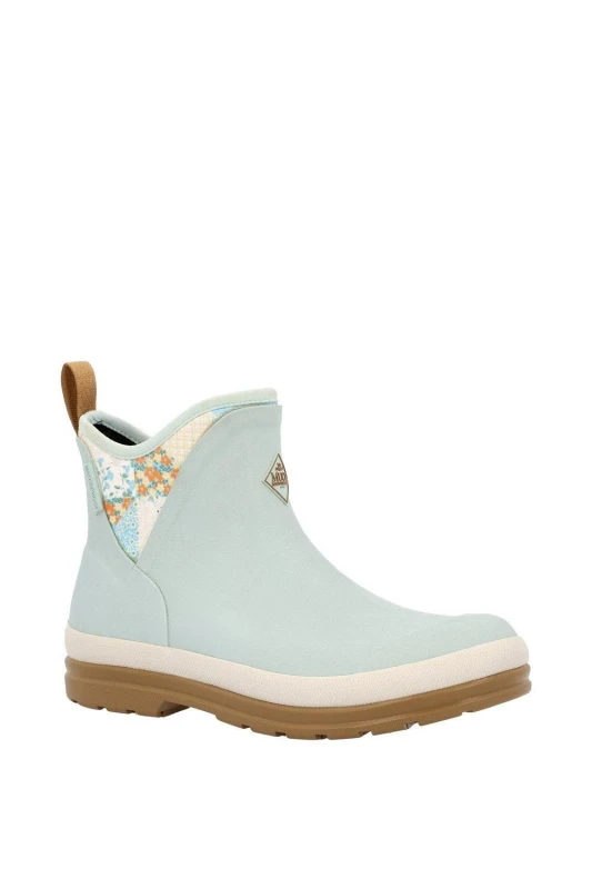 Image of Muck Boots 'Originals Ankle' Textile/Weather Wellingtons Blue