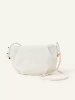 Image of Accessorize Soft Cloud Knot Crossbody, White, Women