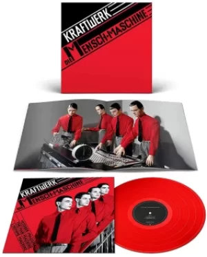 image of Kraftwerk Die Mensch-Maschine (German version) LP red