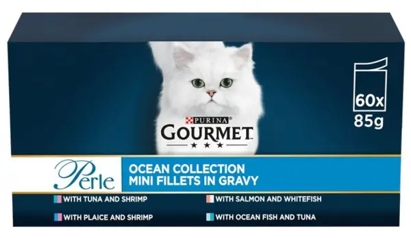 Purina Gourmet Perle Ocean Collection Cat Food 60 x 85g