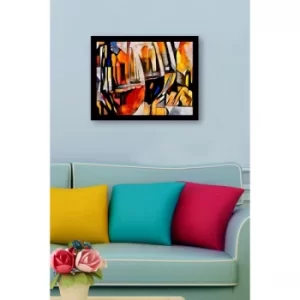 Image of SC0386 Multicolor Decorative Framed MDF Painting