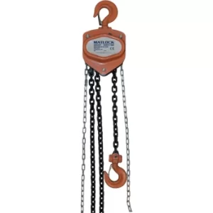 1.0 Ton 2.5MTR Hand Chain Hoist C/W Overload Brake