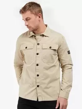 Image of Barbour International Adey Overshirt, Beige Size M Men