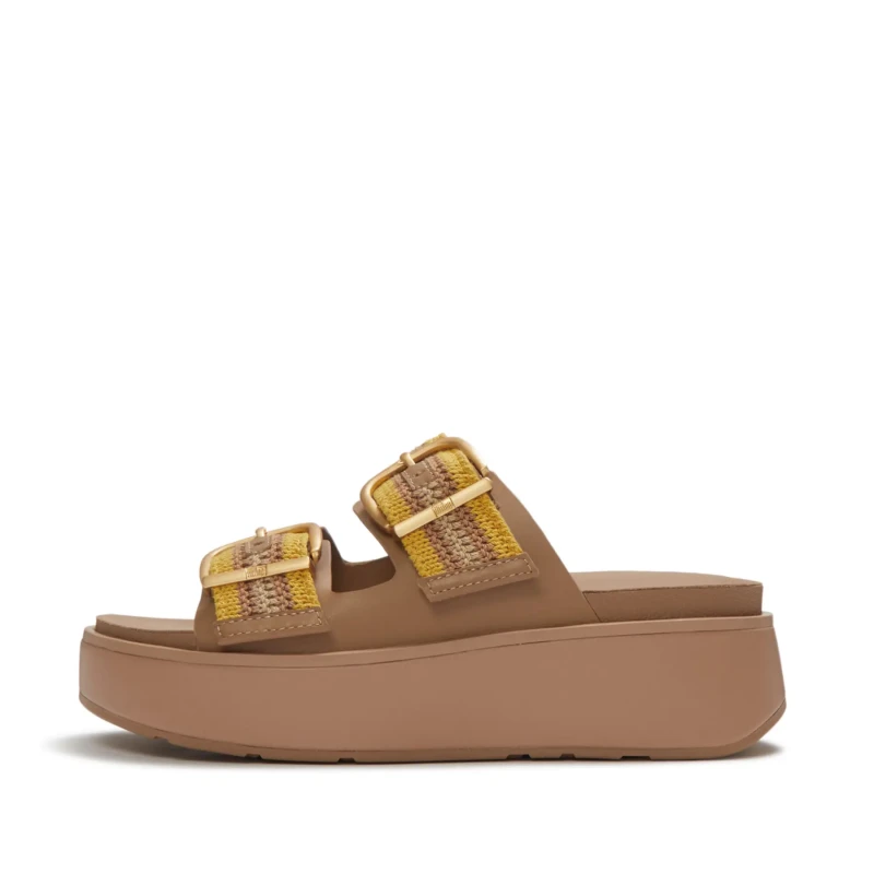 Image of Fitflop Womens Flatform Sandals Flatform Sandals 4 (37) Brown 23115105240