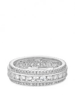 image of Simply Silver Sterling Silver Cubic Zirconia Band Ring