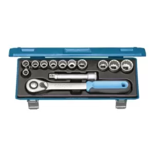 image of Gedore Socket set 1/2" 13 pcs UD 10-24 mm