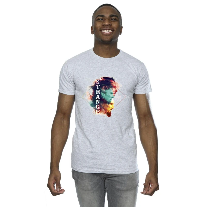 Image of Marvel Marvel Men Doctor Strange Cloud T-Shirt in Grey Size: Small Grey S Male 5059934569355