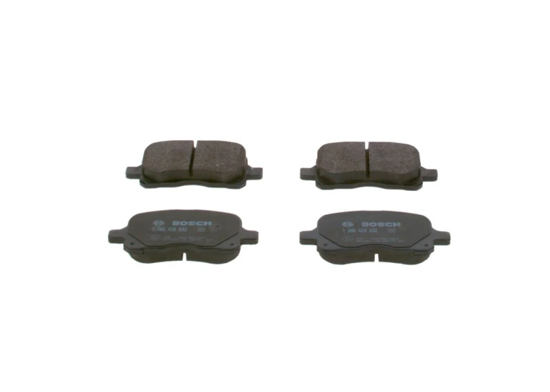 Image of Bosch 0 986 424 692 Brake pad set with anti-squeak plate Low-Metallic Brake Pad Set,disc brake (402)