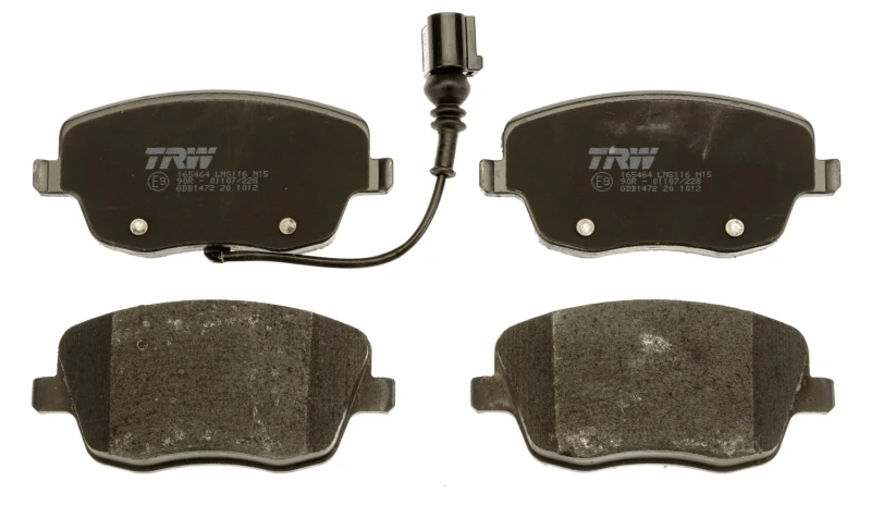 Image of TRW GDB1472 Brake pad set incl. wear warning contact Brake Pad Set,disc brake (402)