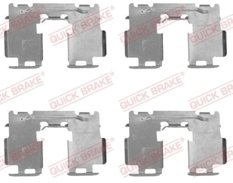 Image of QUICK BRAKE Brake pad fitting kit QUICK BRAKE 109-1760