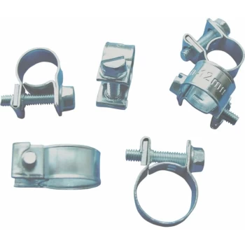 image of Matlock - 7-9MM Zinc Plated Mini Clips (Nut & Bolt)- you get 5